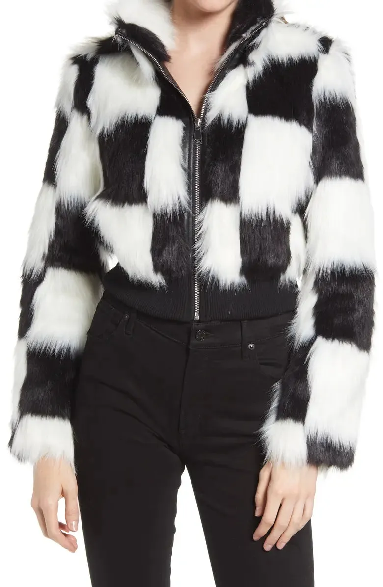 FORMULA-FUR FAUX FUR JACKET